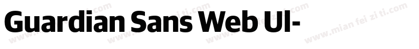 Guardian Sans Web Ul字体转换